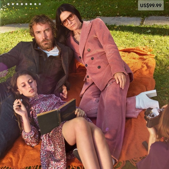 LAST🛍 MANGO wide leg corduroy pants bloggers fav - Picture 5 of 8